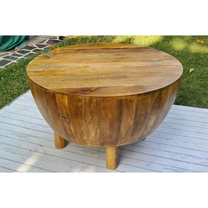 Wooden Round Coffee Table