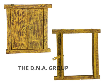 Rajasthani Wooden Window – Village Look Decor