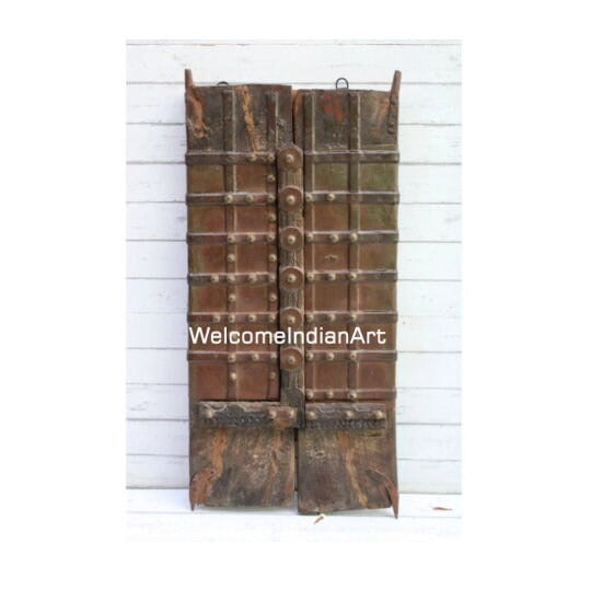 Antique Metal Fitted Old Wooden Model 1