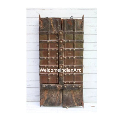 Antique Metal Fitted Old Wooden Model 1