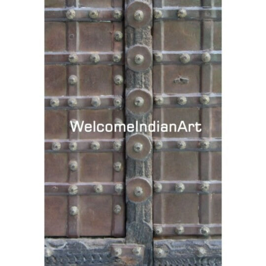 Antique Metal Fitted Old Wooden Model 1