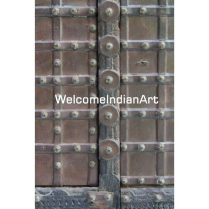 Antique Metal Fitted Old Wooden Model 1