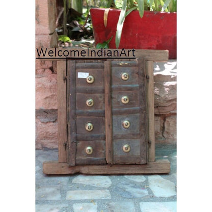 Artistic Vintage Wall Window – Heritage Decor