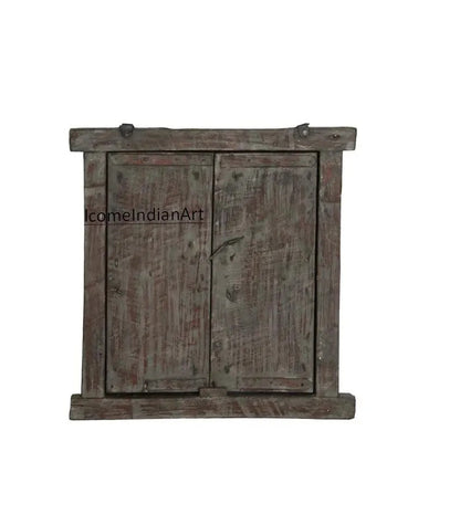 Indian Cultural Wall Art With Metal Fitting - Heritage Window