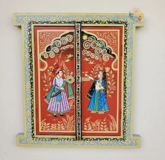 Traditional Handpainted Wooden Window