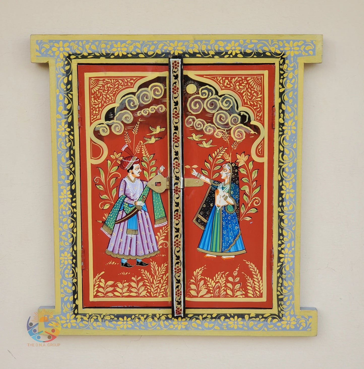 Traditional Handpainted Wooden Window