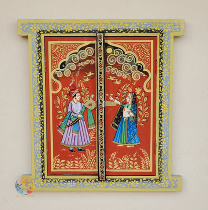 Traditional Handpainted Wooden Window