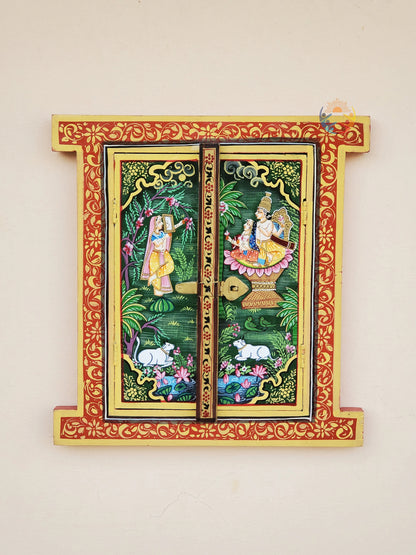Traditional Handpainted Wooden Window