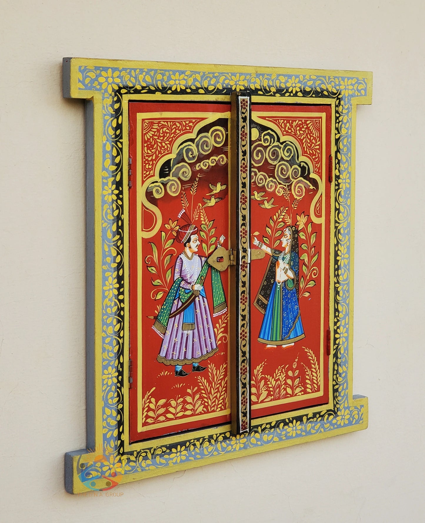 Traditional Handpainted Wooden Window