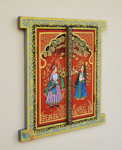 Traditional Handpainted Wooden Window