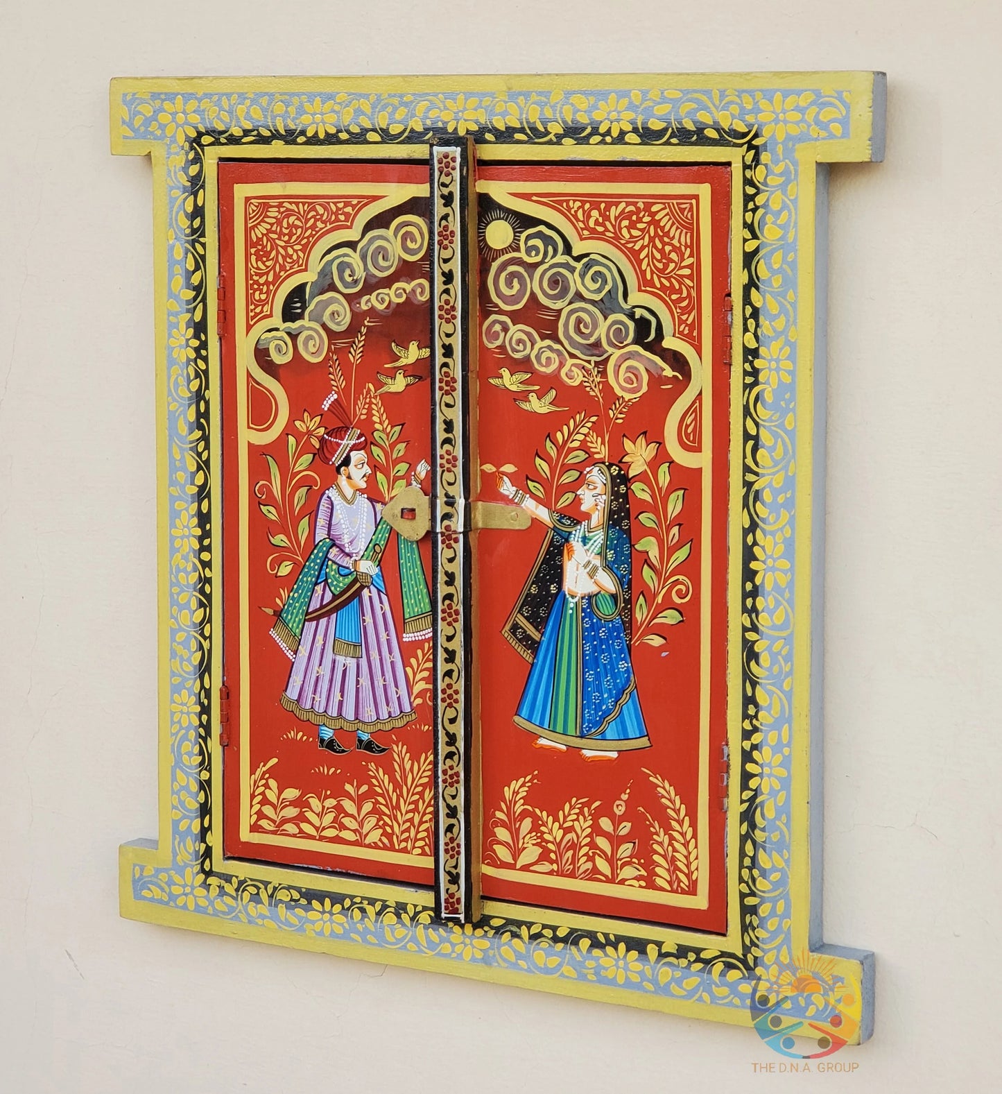 Traditional Handpainted Wooden Window