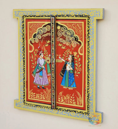 Traditional Handpainted Wooden Window