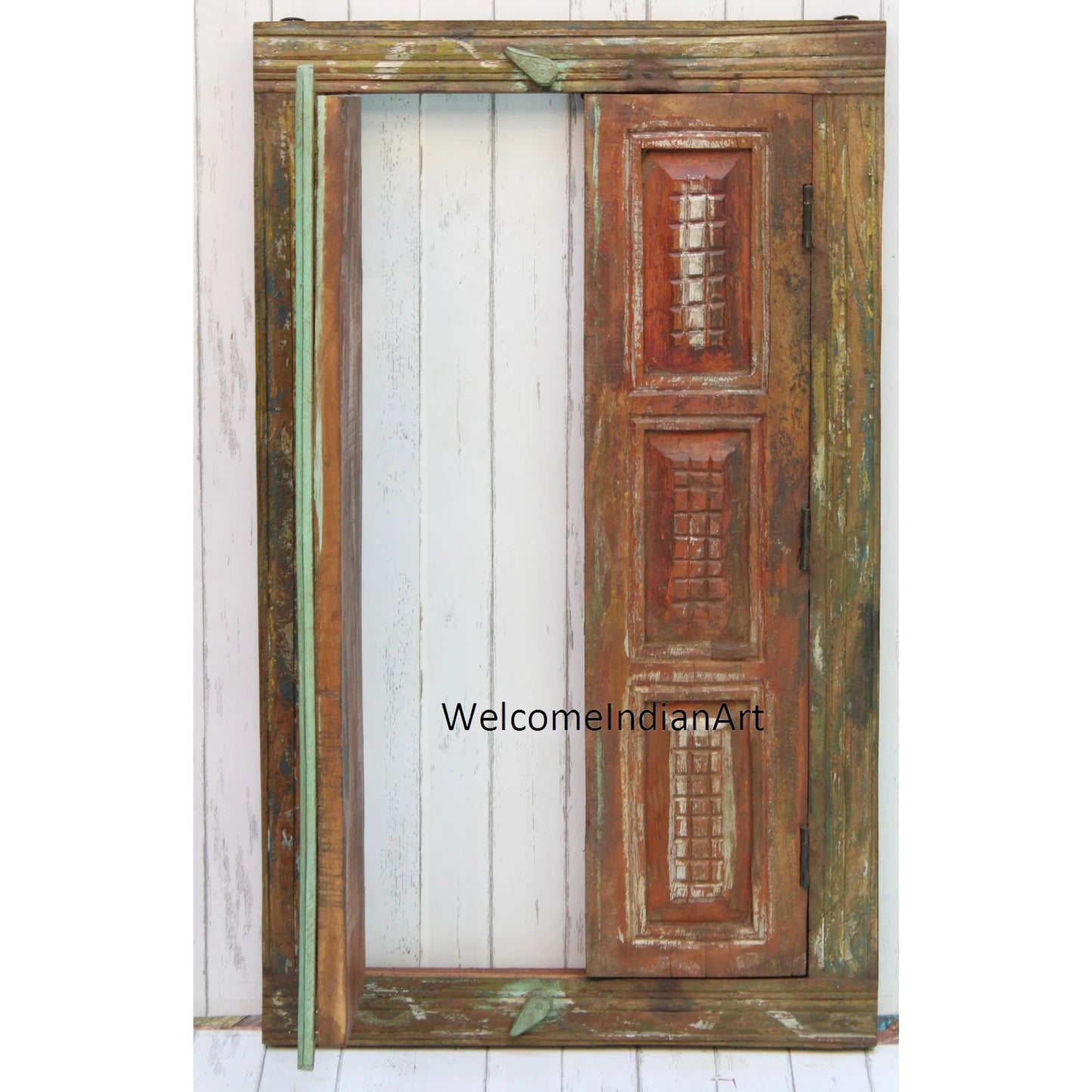 Old Money Decorative Wooden Wall Window