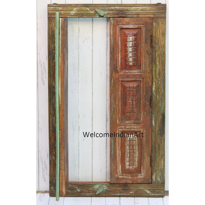 Old Money Decorative Wooden Wall Window