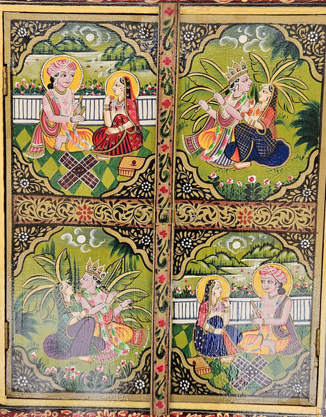 Hand Painted Wooden Window Wall Wood