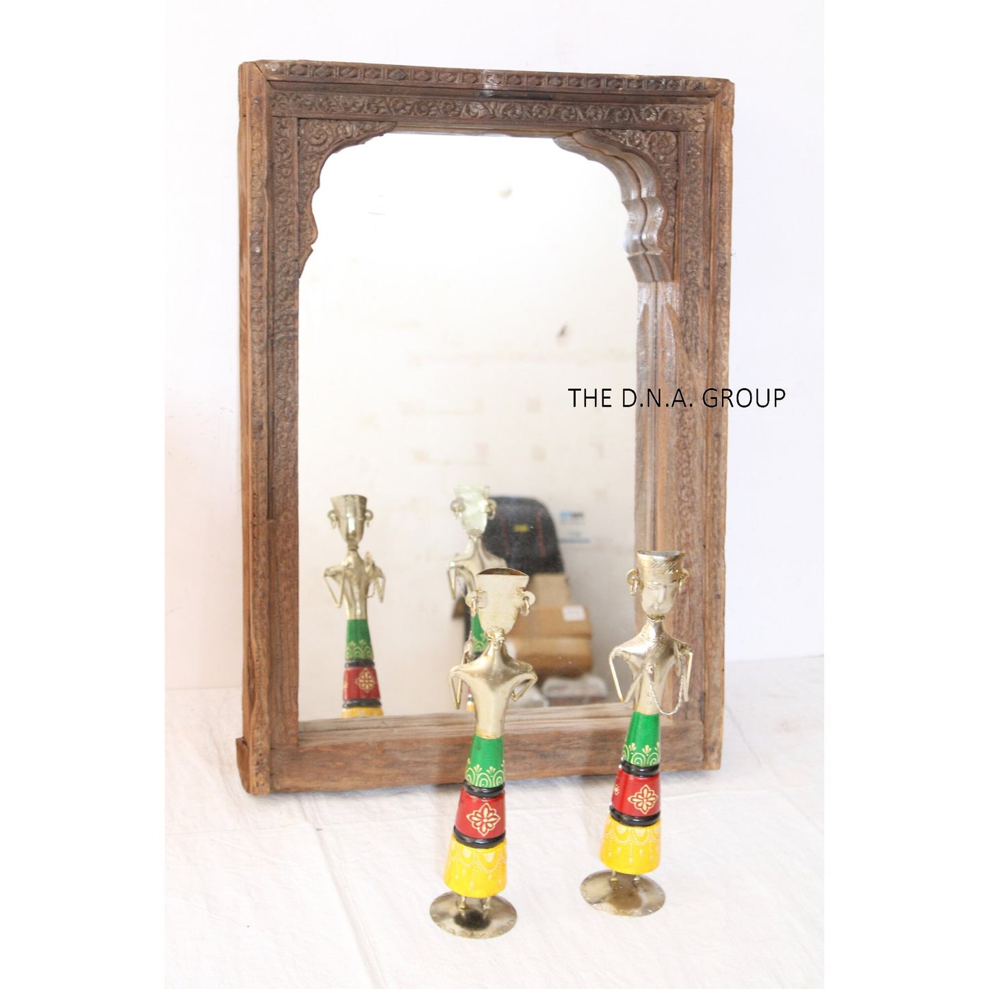 Artistic Wood Mirror Frame - Home Decor