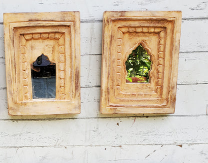 Wooden Frame with Distressed Finish