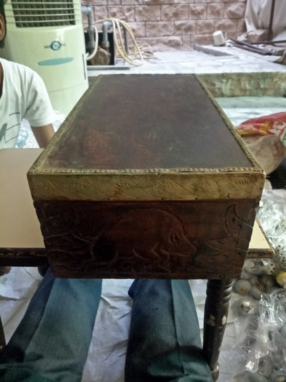 Old Wooden Box Jewelry Box, Model 1 ( Set Of 1 )