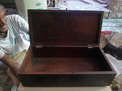 Old Wooden Box Jewelry Box, Model 1 ( Set Of 1 )