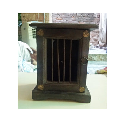 Old Wooden Key Holder Box Wood