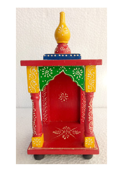 Small Wooden Temple, Mandir Pooja Model 1
