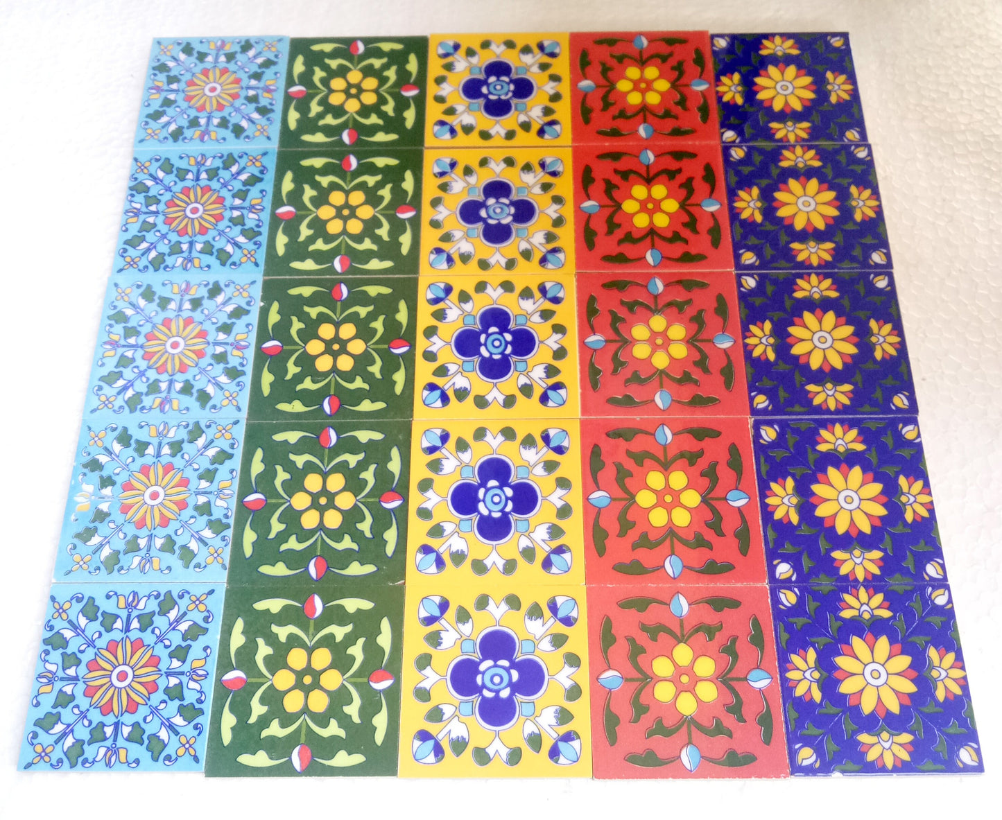 Ceramic Porcelain Tiles Blue Pottery Model 1