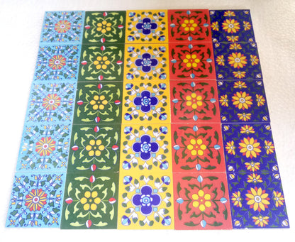 Ceramic Porcelain Tiles Blue Pottery Model 1