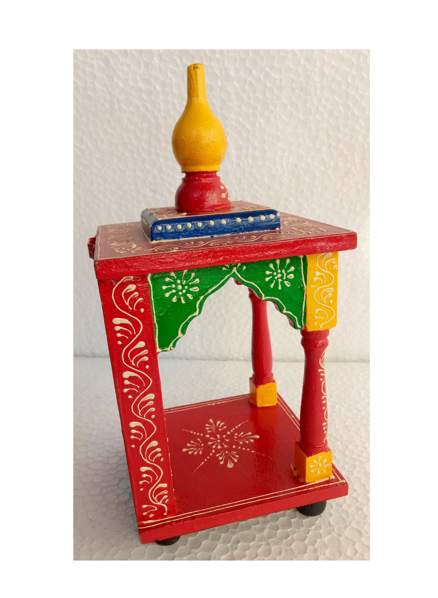 Small Wooden Temple, Mandir Pooja Model 1