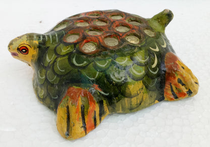 Antique Handmade Tortoise Paper Mache Handmade Paper Mache