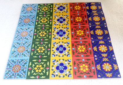 Ceramic Porcelain Tiles Blue Pottery Model 1