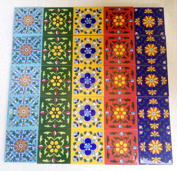 Ceramic Porcelain Tiles Blue Pottery Model 1