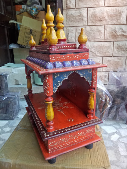 Wooden Temple Hindu Pooja Mandir Wooden