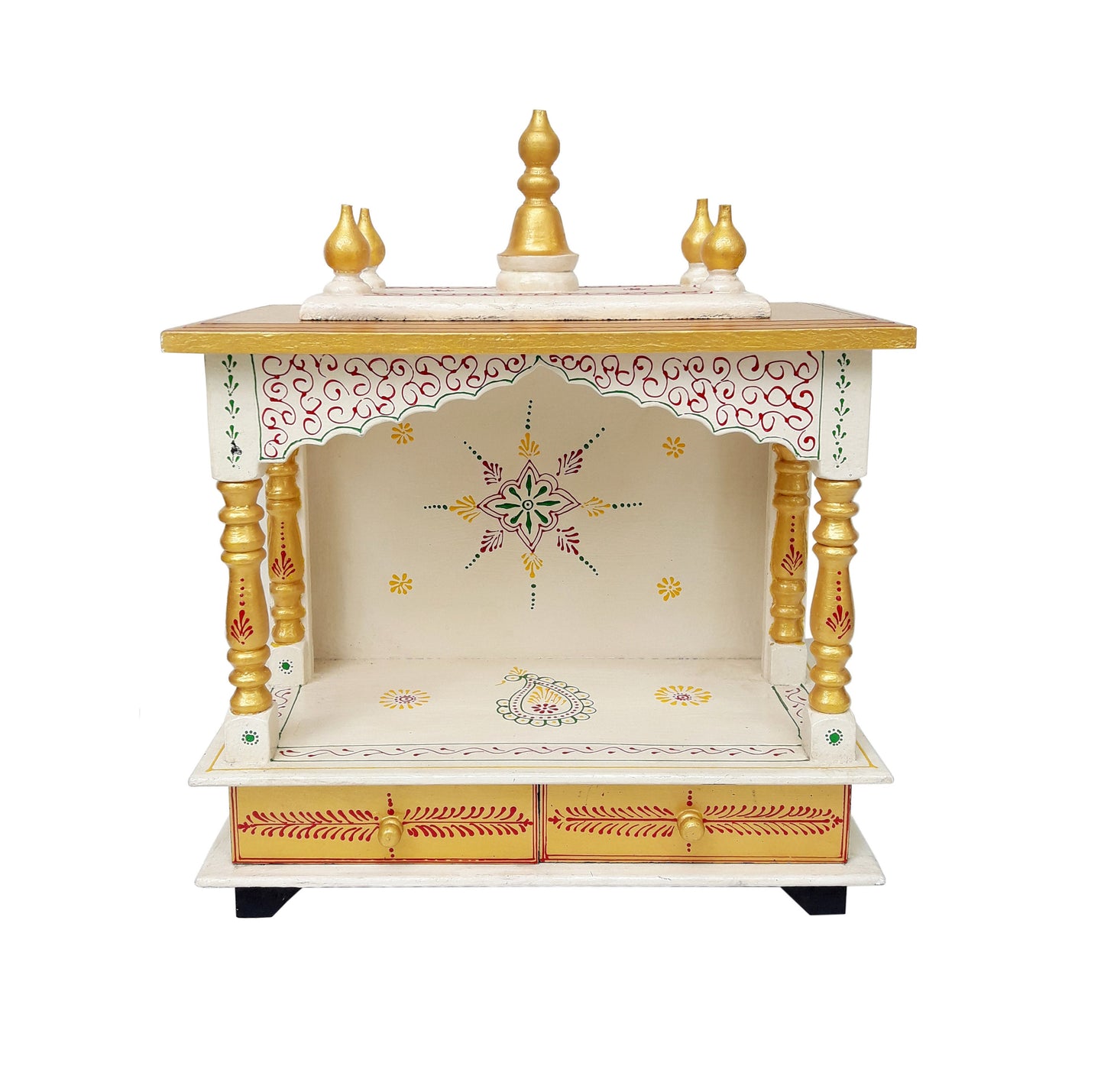 Indian Style Wooden Mandir