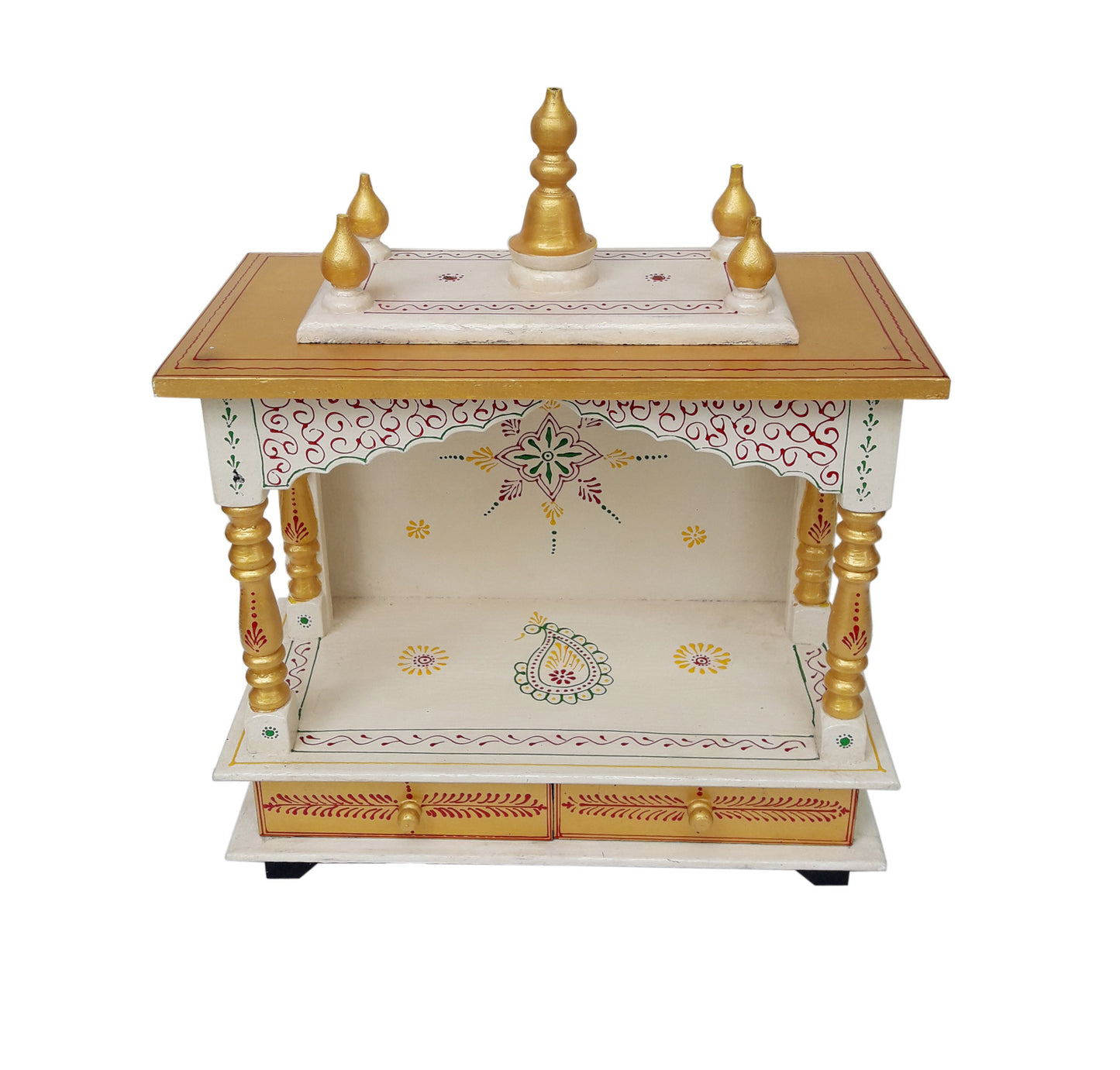 Indian Style Wooden Mandir
