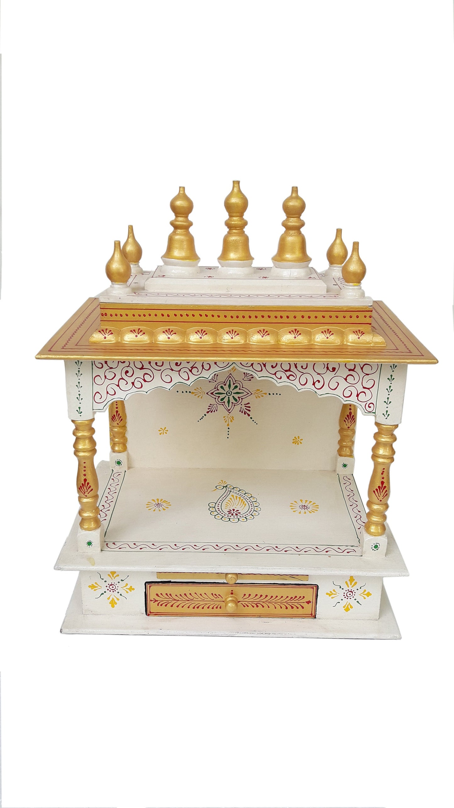 Wooden Temple Mandir Handcrafted Pooja Ghar
