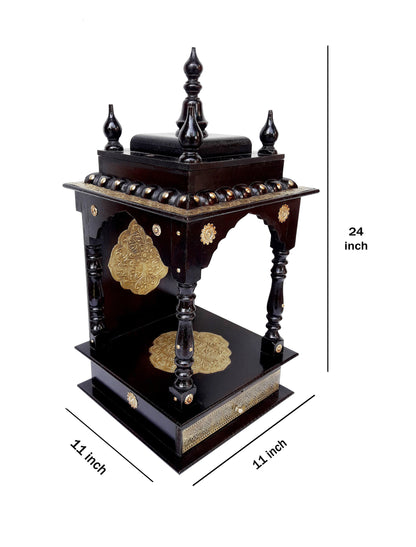 Wooden temple For Single Idol