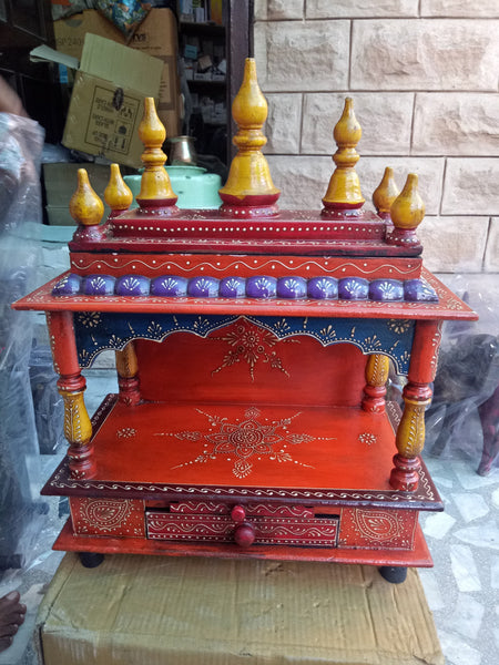 Wooden Temple Hindu Pooja Mandir Wooden