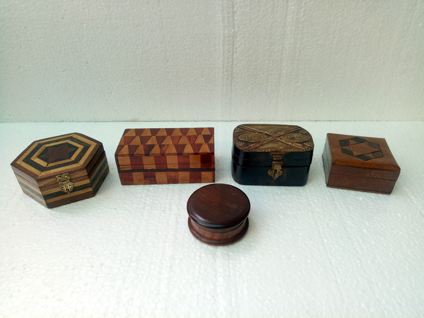 Luxurious Wooden Boxes For Jewelry Model 1 ( Lot Of 5 )