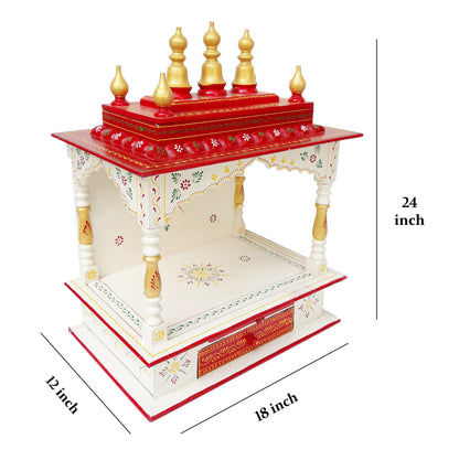 Indian Handcrafted Wooden Temple Pooja Wood