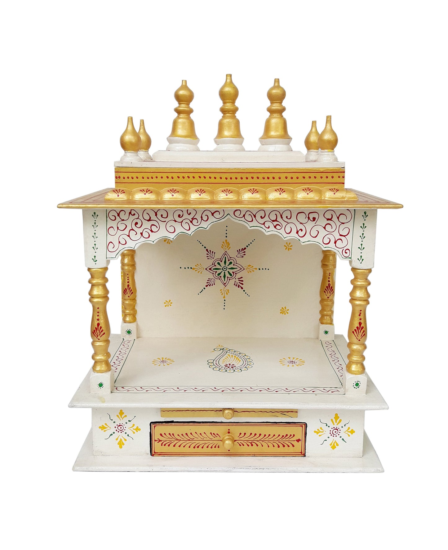 Wooden Temple Mandir Handcrafted Pooja Ghar