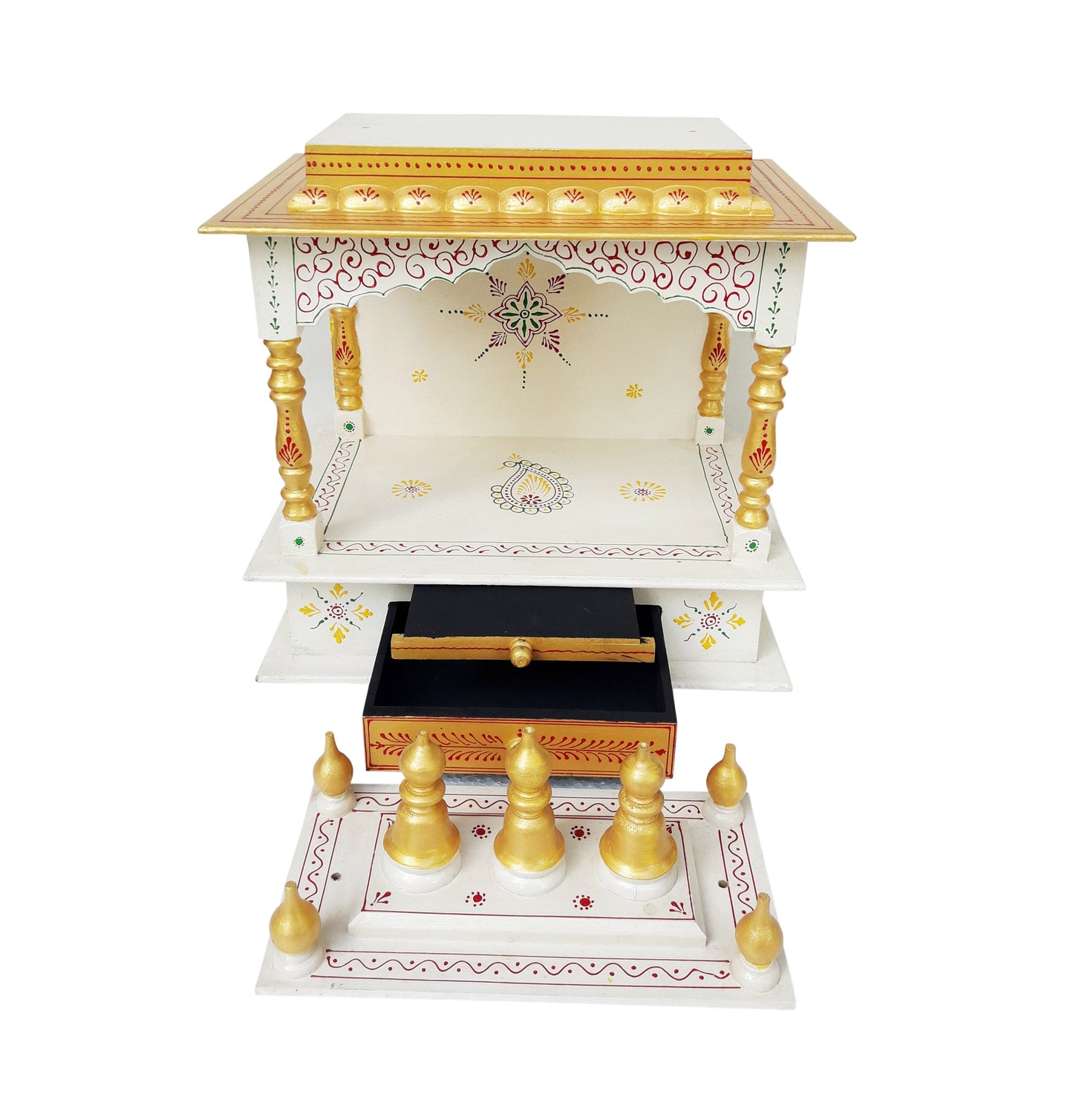 Wooden Temple Mandir Handcrafted Pooja Ghar