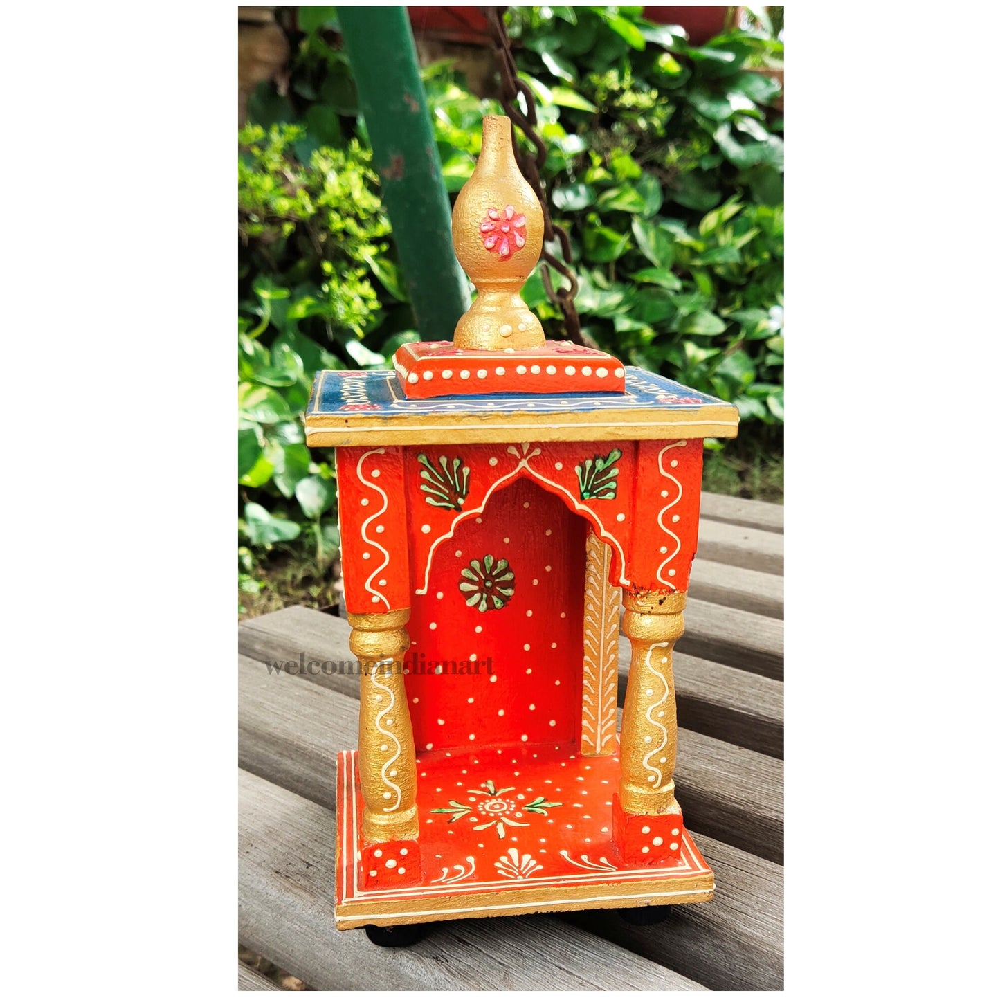 Ethnic Style Small Wooden Temple / Mandap