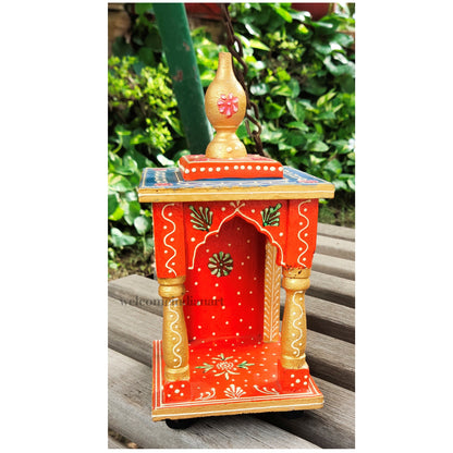 Ethnic Style Small Wooden Temple / Mandap