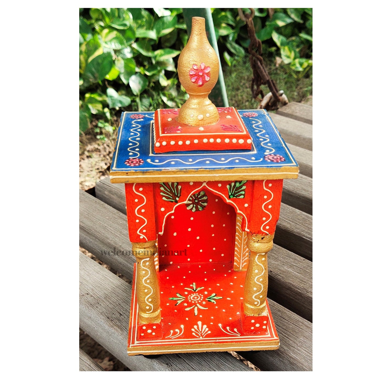 Ethnic Style Small Wooden Temple / Mandap