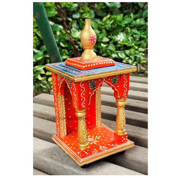 Ethnic Style Small Wooden Temple / Mandap