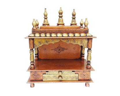 Royal Look Pooja Mandir Copper