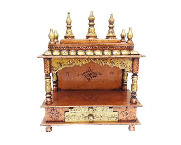 Royal Look Pooja Mandir Copper