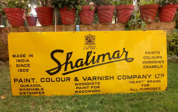 Old Tin Sign Board B Model 1