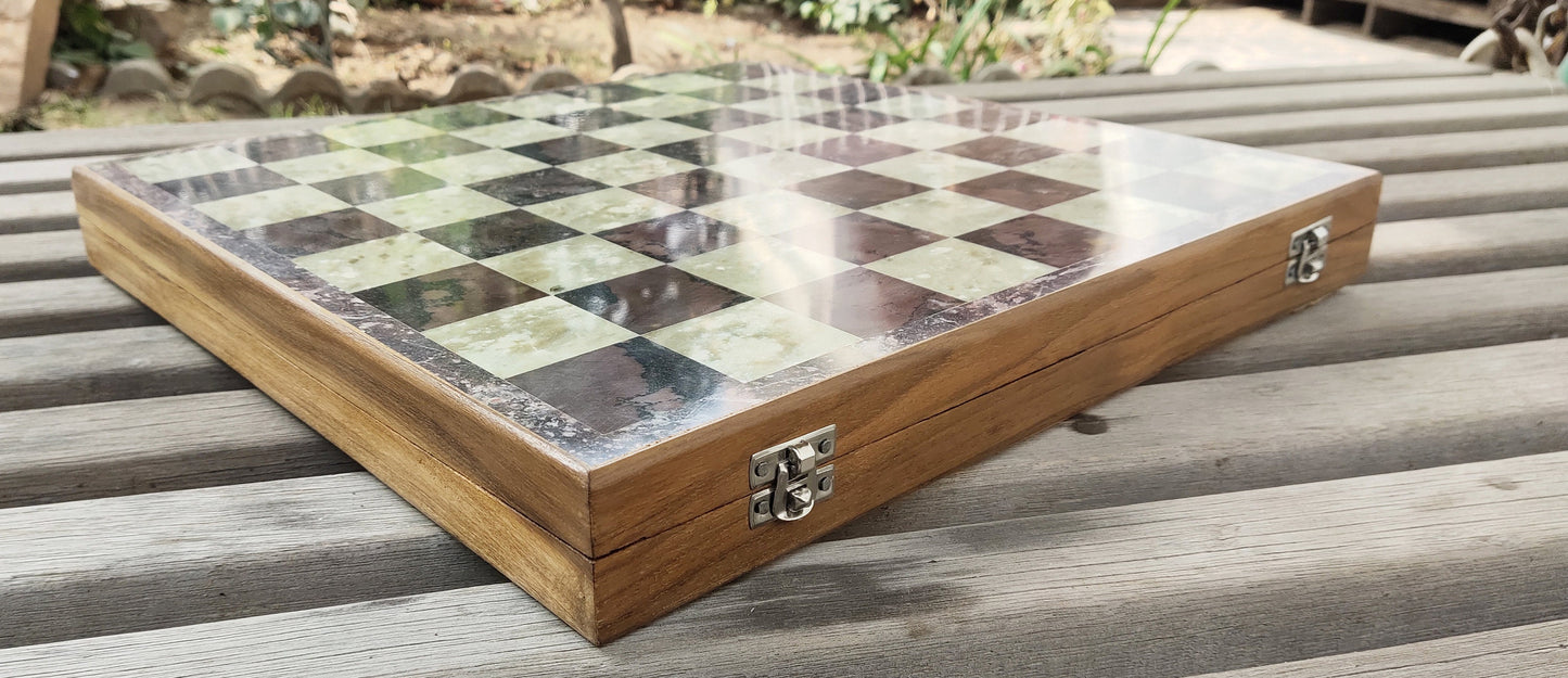 Chess Board Chess Set Black Side Wood