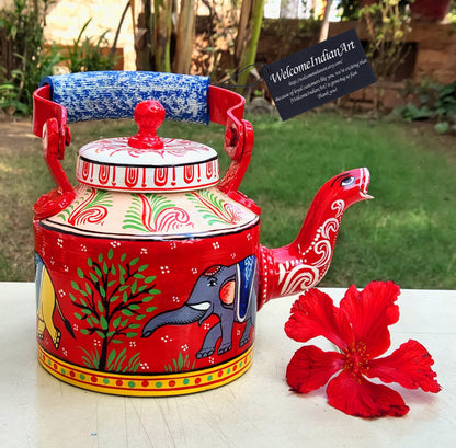 Aluminum Indian Tea Pot Elephant Model 1